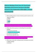 Alberta Welding Third Year AIT Final Exam  Questions And Correct Answers &lpar;Verified  Answers&rpar; Plus Rationales 2026 Q&A &vert; Instant  Download Pdf 