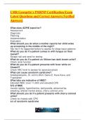 LMR Georgette&rsquo;s PMHNP Certification Exam Latest Questions and Correct Answers &lpar;Verified Answers&rpar;&period;