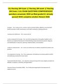 ULL Nursing 104 Exam 1&sol; Nursing 104 exam 1&sol; Nursing 104 Exam 1 ULL EXAM QUESTIONS COMPREHENSIVE questions answered&comma; 2026 verified graded A&plus; already passed&excl; With complete solution Newest 2026