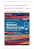 Illustrated Guide to the National Electrical Code &lpar;NEC&rpar;&comma; 9th Edition &ndash; Charles R&period; Miller &ndash; 2024 &ndash; Complete Chapter 1&ndash;19 Exam Answer Guide2026