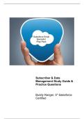 Salesforce Marketing Cloud Email Specialist &ndash; Subscriber & Data Management Prep Pack &vert; Practice Questions & Answers