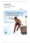Test Bank For Human Anatomy & Physiology 3rd Edition By Eric C&period;Amerman&vert; All Chapter&vert;Latest 2026