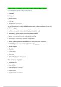 OPSM 330 Exam 2 Questions with Correct Answers Latest Update 2025&sol;2026