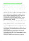 OPSM 330 Exam Questions with Correct Answers Latest Update 2025&sol;2026
