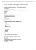 NURS 372 MED SURG 2 EXAM STUDY GUIDE