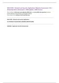 WGU D329 &ndash; Network and Security&colon; Applications Objective Assessment &vert; OA &vert; Actual Questions and Answers &vert; 2026 Update &vert; 100&percnt; Correct&period;