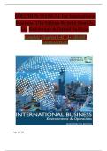 SOLUTION MANUAL For International Business&comma; 17th Edition By John Daniels&comma; Lee Radebaugh & Daniel Sullivan Complete Chapters 1-42&vert; A&plus; GRADE GUARANTEED 2026