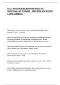 D311&colon; WGU MICROBIOLOGY WITH LAB&colon; PA &vert; QUESTIONS AND ANSWERS &vert; 2025&sol;2026 NEW UPDATE &vert; 100&percnt; CORRECT&excl;&excl;
