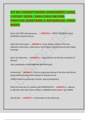 ATI RN CONCEPT-BASED ASSESSMENT LEVEL 3 STUDY GUIDE &vert; HIGH-YIELD REVIEW&comma; PRACTICE QUESTIONS & RATIONALES &vert; PASS-READY
