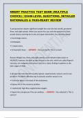 NREMT PRACTICE TEST BANK &lpar;MULTIPLE CHOICE&rpar; &vert; EXAM-LEVEL QUESTIONS&comma; DETAILED RATIONALES & PASS-READY REVIEW