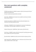 Rcs test questions with complete solutions