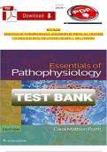 Essentials of Pathophysiology &lpar;4th Edition&rpar; by Carol Mattson Porth &ndash; Complete Test Bank with Questions and Answers