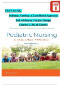 TEST BANK Pediatric Nursing&colon; A Case-Based Approach &lpar;2ND Ed&rpar; by Catherine Gannon Tagher A&plus; LATEST GUIDE 2024
