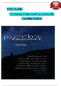test bank for psychology themes and variations 3rd canadian edition by weiten&period;