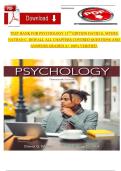 Psychology &lpar;13th Edition&rpar; by David G&period; Myers & Nathan C&period; DeWall &ndash; Complete Test Bank with All Chapters Covered&comma; Questions and Answers