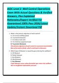 IADC Level 3 Well Control Operations Exam With Actual Questions & Verified Answers&comma; Plus Explained Rationales&sol;Expert Verified For Guaranteed 100&percnt; Pass 2026&sol;Latest Update&sol;Instant Download Pdf