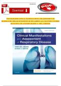 Clinical Manifestations and Assessment of Respiratory Disease &lpar;8th Edition&rpar; by Terry Des Jardins &ndash; Complete Test Bank with Questions and Answers