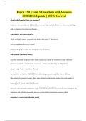 Psych 230 Exam 3-Questions and Answers 2025&sol;2026 Update &vert; 100&percnt; Correct
