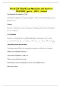 Psych 230 Final Exam-Questions and Answers 2025&sol;2026 Update &vert; 100&percnt; Correct