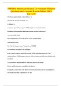 POS2041 American National Government Midterm Questions and Answers &lpar;Latest&rpar; Solved 100&percnt; Correct