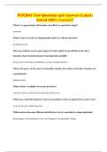 POS2041 Test-Questions and Answers &lpar;Latest&rpar; Solved 100&percnt; Correct