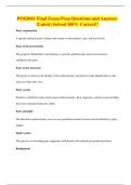 POS2041 Final Exam Prep Questions and Answers &lpar;Latest&rpar; Solved 100&percnt; Correct