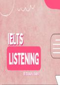 IELTS Listening for 7&plus; score