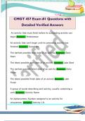 CMGT 457 Exam &num;1 Questions with  Detailed Verified Answers 