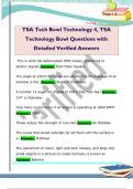 TSA Tech Bowl Technology 4&comma; TSA  Technology Bowl Questions with  Detailed Verified Answers