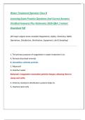 Water Treatment Operator Class B Licensing Exam Practice Questions And Correct Answers  &lpar;Verified Answers&rpar; Plus Rationales 2026 Q&A &vert; Instant Download Pdf
