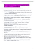 NU 136 EXAM 1 REVIEW QUESTIONS & CORRECT ANSWERS