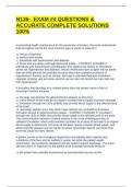 N136-  EXAM &num;4 QUESTIONS & ACCURATE COMPLETE SOLUTIONS 100&percnt;