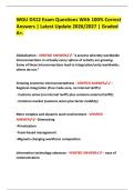 WGU D312 Exam Questions With 100&percnt; Correct Answers &vert; Latest Update 2026&sol;2027 &vert; Graded A&plus;&period;