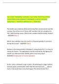 ALF CORE TRAINING FLORIDA &sol; ALF CORE PRACTICE EXAM QUESTIONS AND CORRECT ANSWERS &vert;LATEST UPDATE 2026&sol;2027 &vert; NEWEST GRADED A&plus; &vert; VERIFIED&period;