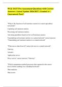 WGU D337 Pre-Assessment Questions with Correct Answers &vert; Latest Update 2026&sol;2027 &vert; Graded A&plus; &vert; Guaranteed Pass&excl;&excl;