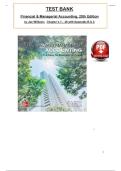 Test Bank - Financial and Managerial Accounting 20th Edition - Williams&comma; All 26 Chapters with Appendix B & C&comma; Covered