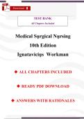 TEST BANK for Medical-Surgical Nursing&comma; 11th Edition by Ignatavicius & Workman &ndash; Complete Chapter Questions