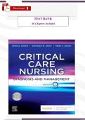 TEST BANK for Priorities in Critical Care Nursing&comma; 9th Edition by Linda D&period; Urden &ndash; Complete Chapters 1&ndash;41