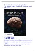 Test Bank for Neuroscience&colon; Exploring the Brain&comma; 5th Edition by Mark F&period; Bear &ndash; Updated 2025&sol;2026 Comprehensive Study Resource with Verified Questions and Answers