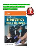 TEST BANK for Emergency Care in the Streets&comma; 9th Edition by Nancy Caroline &ndash; Complete Chapter Questions