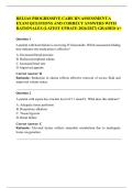 PROGRESSIVE CARE RN ASSESSMENT EXAM 2026&sol;2027 ACTUAL EXAM QUESTIONS AND 100&percnt; CORRECT ANSWERS &vert; RELIAS PROGRESSIVE CARE RN A EXAM &vert; NEW ACTUAL EXAM QUESTIONS AND CORRECT ANSWERS &vert; Relias Progressive Care RN Assessment A Exam & RELIAS PROGRESSIVE CARE RN AS