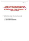 CPEN PRACTICE 2026 REAL VERIFIED QUESTIONS & CORRECT ANSWERS &lpar;PACK OF EXCELLENCE&rpar; THE ULTIMATE KEY TO YOUR SUCCESS&period;
