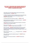  PIVOT POINT 111 PERM THEORY NEWLY RELEASED QUESTIONS AND ACCURATE ANSWERS FOR THE MOST RECENT EXAM VERSION TO SUPPORT A GUARANTEED PASS OUTCOME
