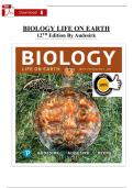 Test Bank Biology&colon; Life On Earth With Physiology 12th Edition - Gerald Audesirk Latest Edition 2026