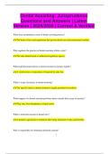 Dental Assisting&colon; Jurisprudence Questions and Answers &vert; Latest Version &vert; 2025&sol;2026 &vert; Correct & Verified
