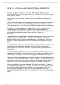 NPB 101 L RENAL LAB QUESTIONS & ANSWERS