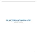 Samenvatting - PR en overheidscommunicatie &lpar;YC0647&rpar;
