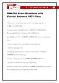 MHA 702 Bundled Exams Questions and Answers 100&percnt; Pass GUARANTEE