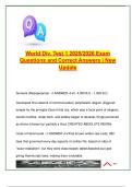 WORLD HISTORY  EXAM COMPLETE PACKAGE DEAL