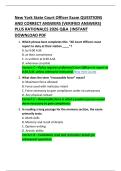 New York State Court Officer Exam Questions and Correct Answers &ndash; Comprehensive Study Guide